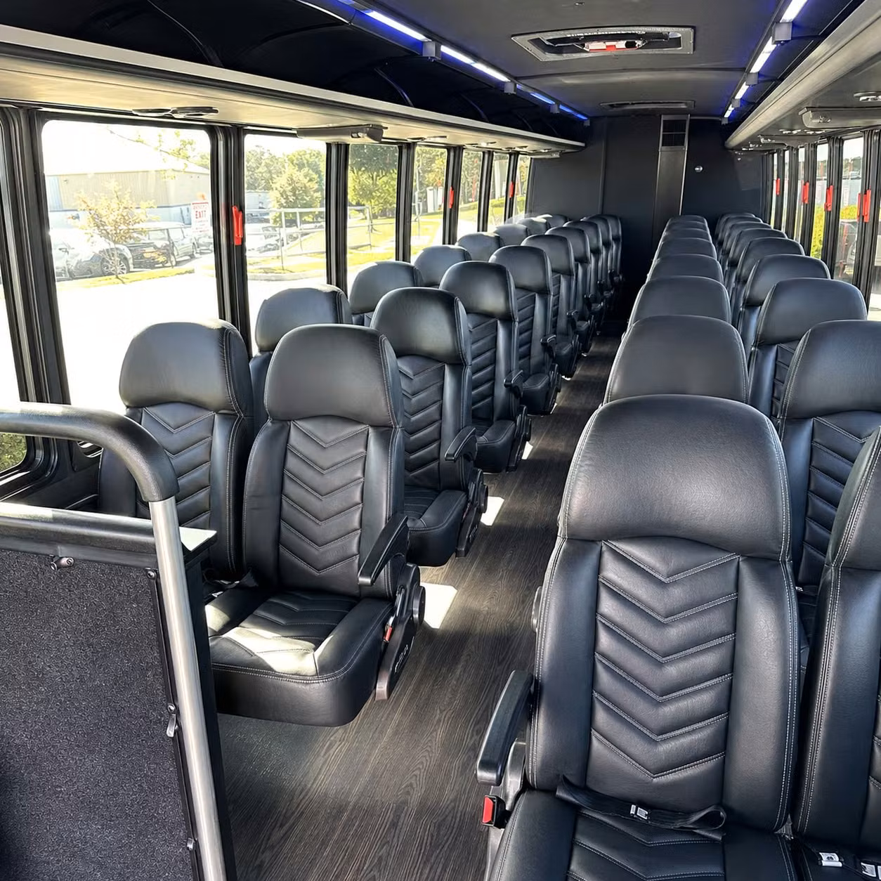 30 passenger minibus inside